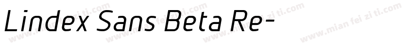 Lindex Sans Beta Re字体转换